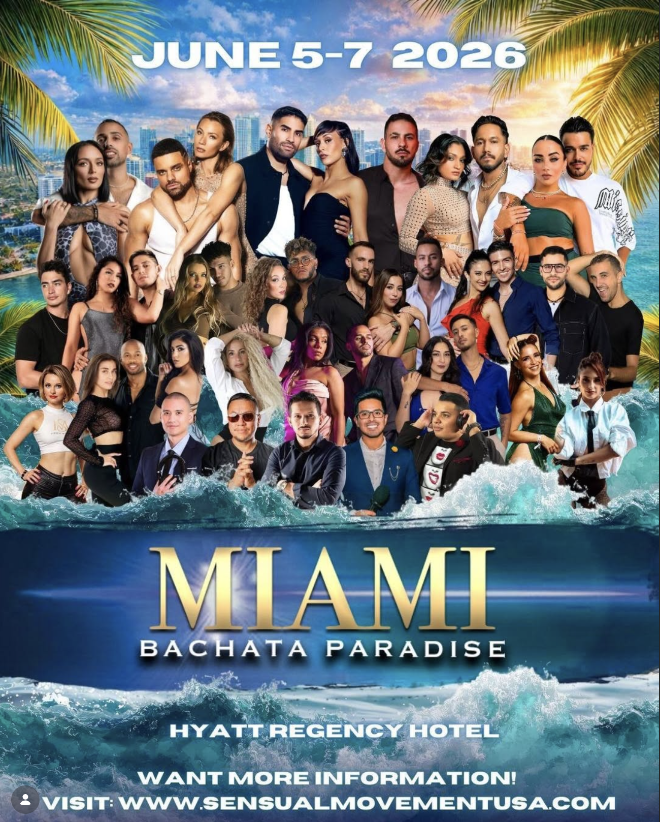 Miami Bachata Paradise poster