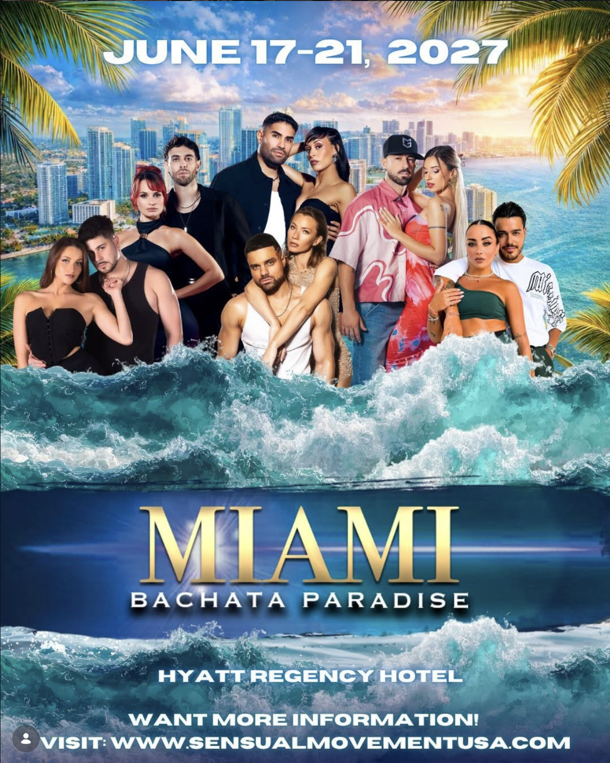 Miami Bachata Paradise poster